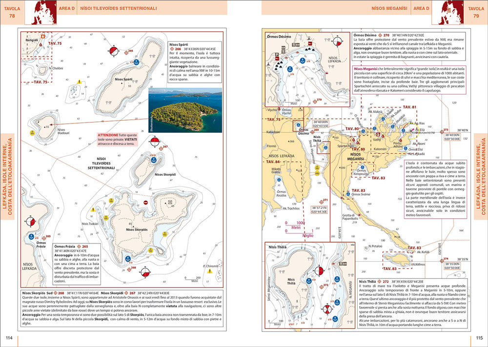 FR137 9788836103065 grecia isole ioniche golfo patrasso portolano cartografico IN05