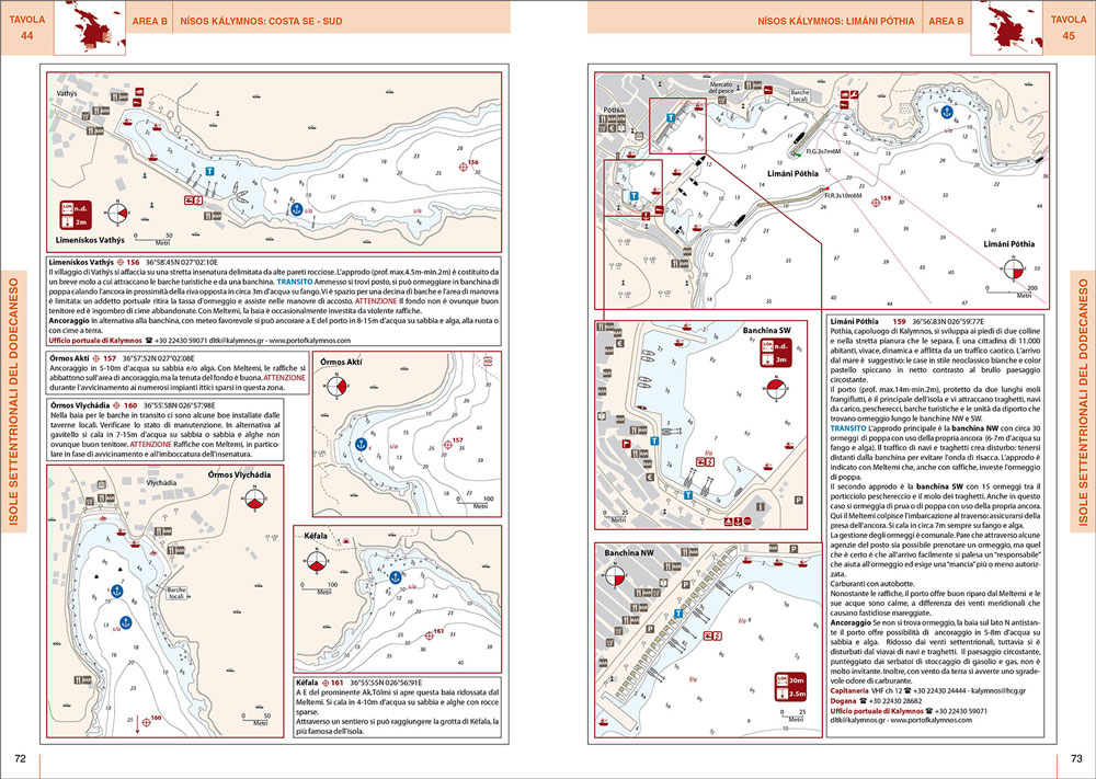 FR139 9788836103089 portolano cartografico 8 grecia egea creta isole del dodecaneso samos ikaria fourni IN01