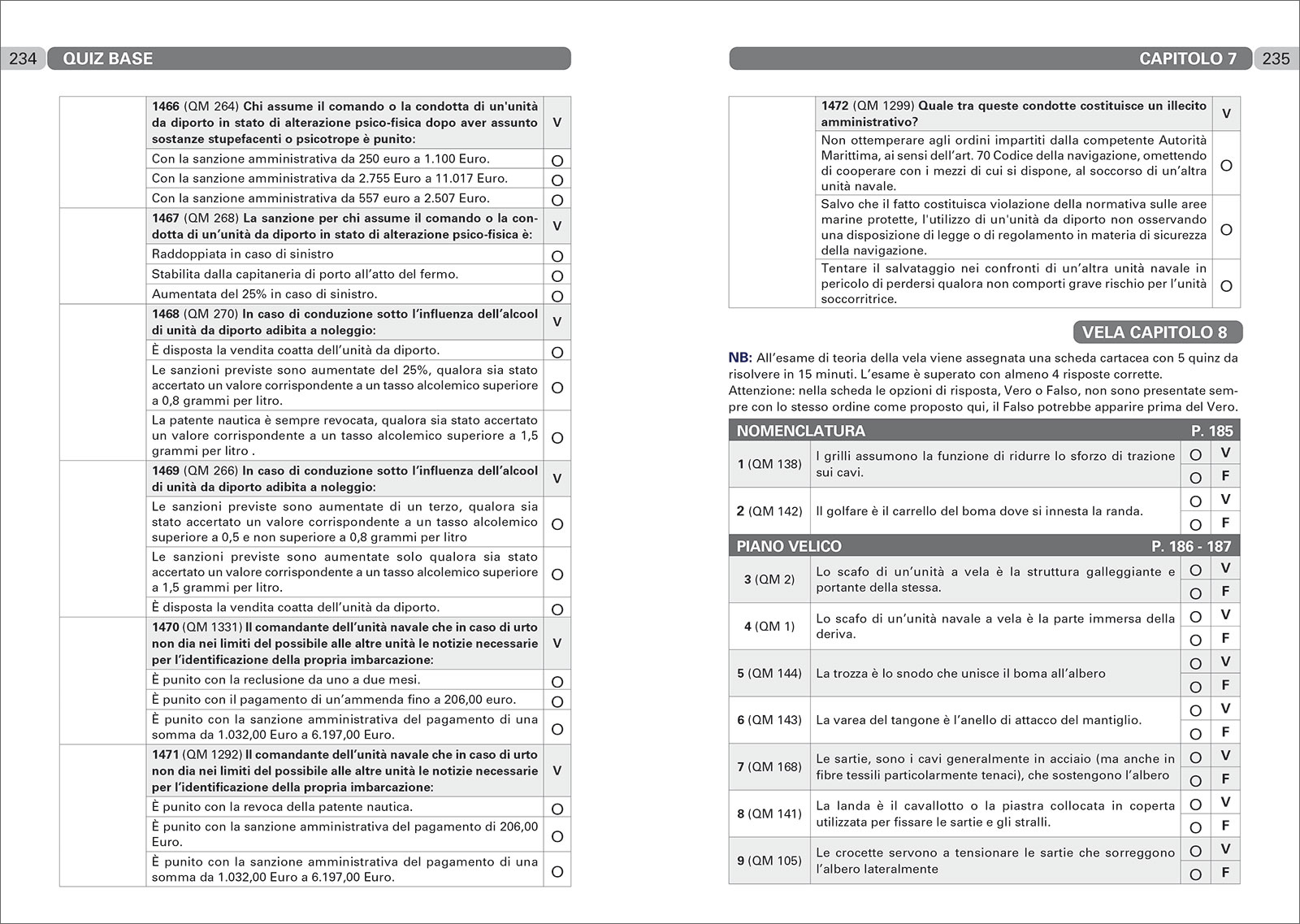 Mf136 9788836102785 quiz manuale esame patente nautica in06